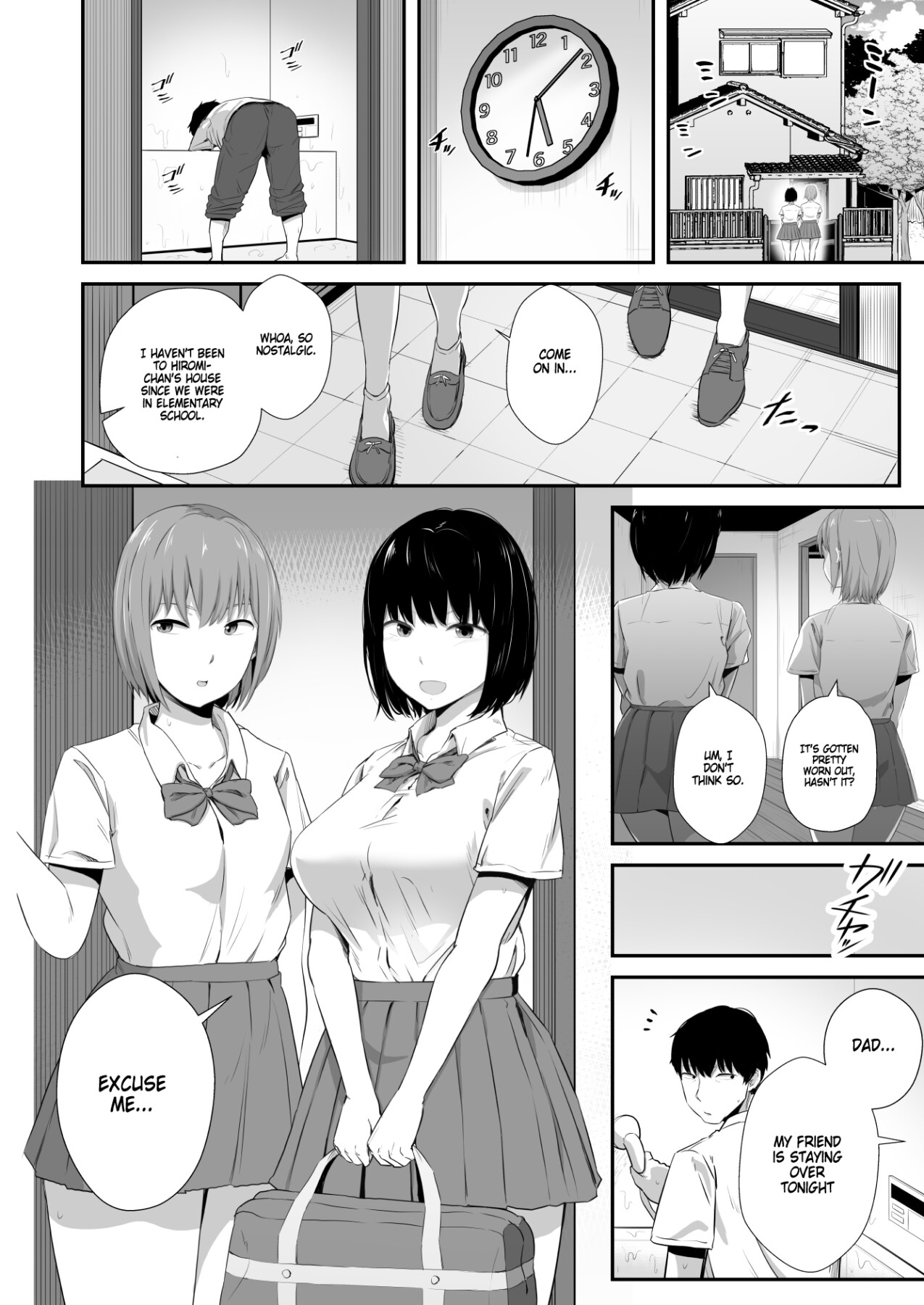 Hentai Manga Comic-A story about taking out my frustration on my daughter's schoolmate-Read-3